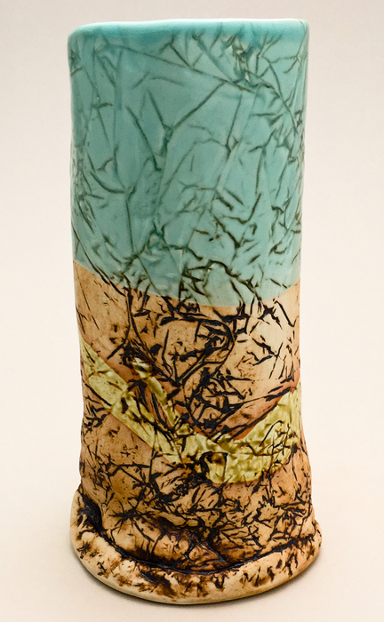 Porcelain vase by Carol Eddy